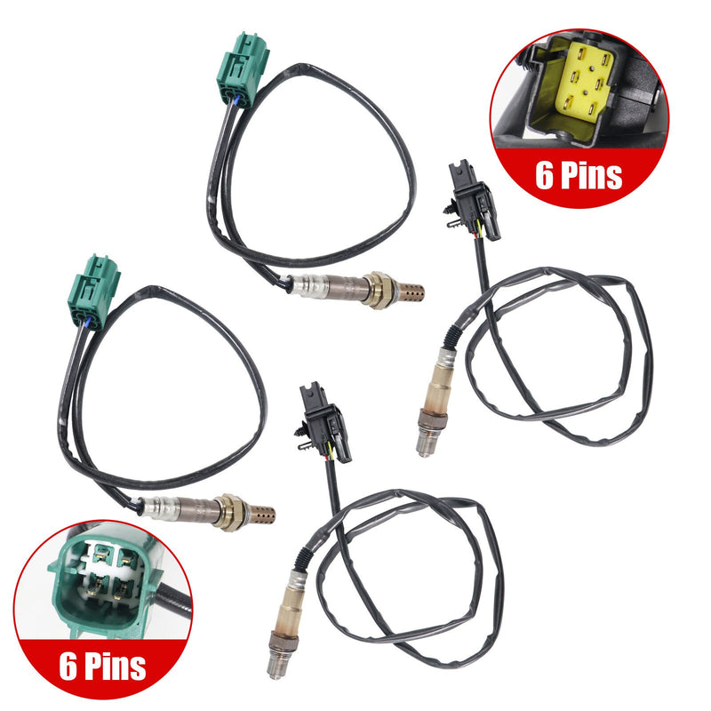 DURAFORCE 4x Up & Downstream Oxygen O2 Sensor 226937S000For Nissan Murano All 04-07
