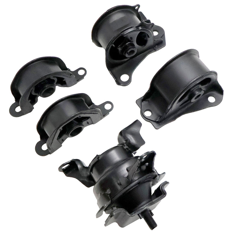 DURAFORCE For Honda Civic Automatic 5PCS Engine Motor Transmission Mount A6520 A6556 A6502