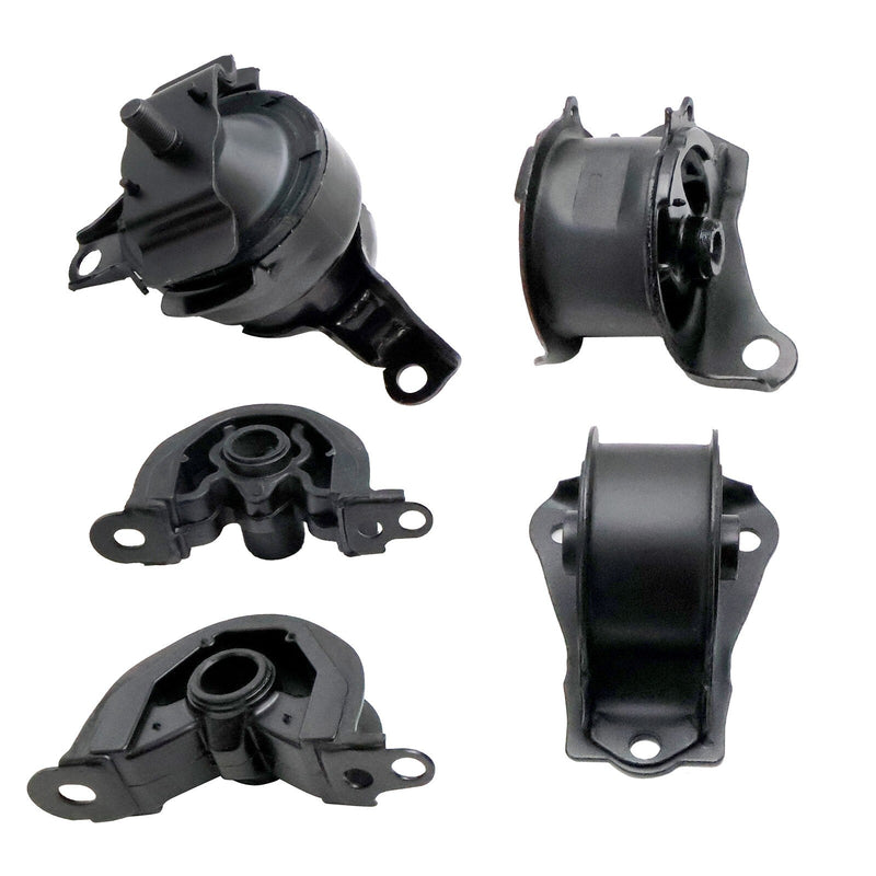 DURAFORCE For Honda Civic Automatic 5PCS Engine Motor Transmission Mount A6520 A6556 A6502