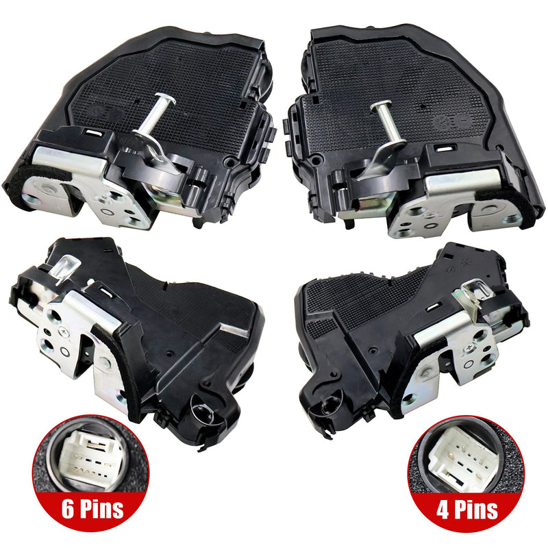 DURAFORCE 4Pcs Front and Rear Door Lock Actuator For 2007-2019 Toyota Highlander 931401