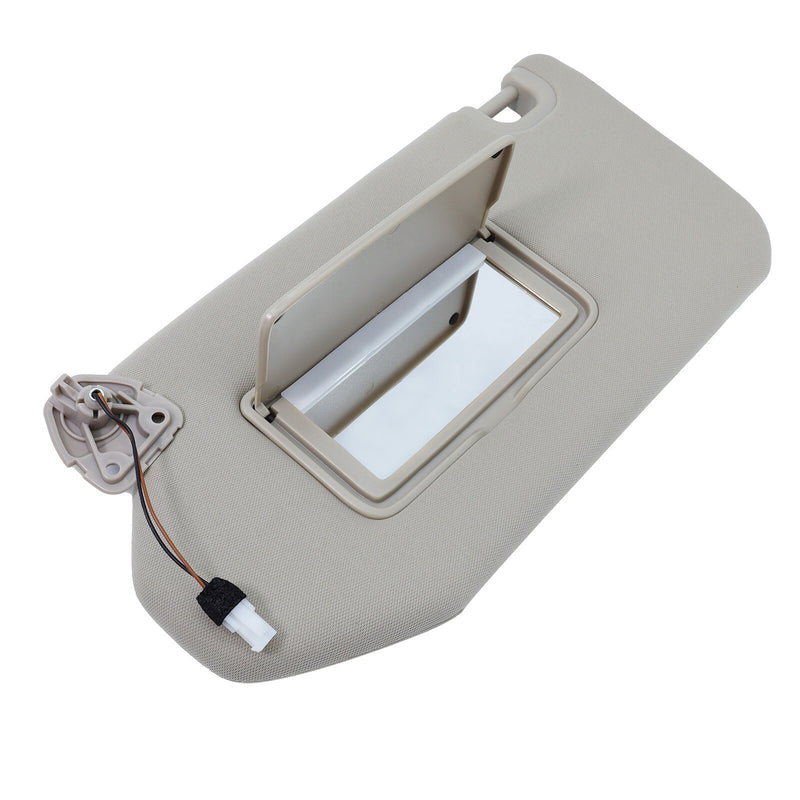 DURAFORCE Left Driver Beige Sun Visor w/Lights For Nissan Pathfinder 2013-2019 96401-9PB0A