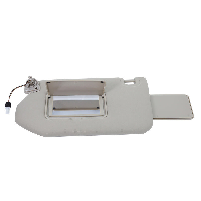 DURAFORCE Left Driver Beige Sun Visor w/Lights For Nissan Pathfinder 2013-2019 96401-9PB0A