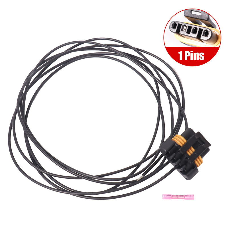 DURAFORCE New 96" 12v Resistor Wire Pigtail Convert To Signal LS Gen III 4 pin Alternator