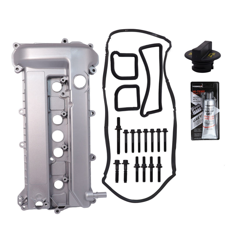 DURAFORCE Aluminum Valve Cover Gasket Bolt Cap for 05-13 Ford Escape Focus Mercury Mariner