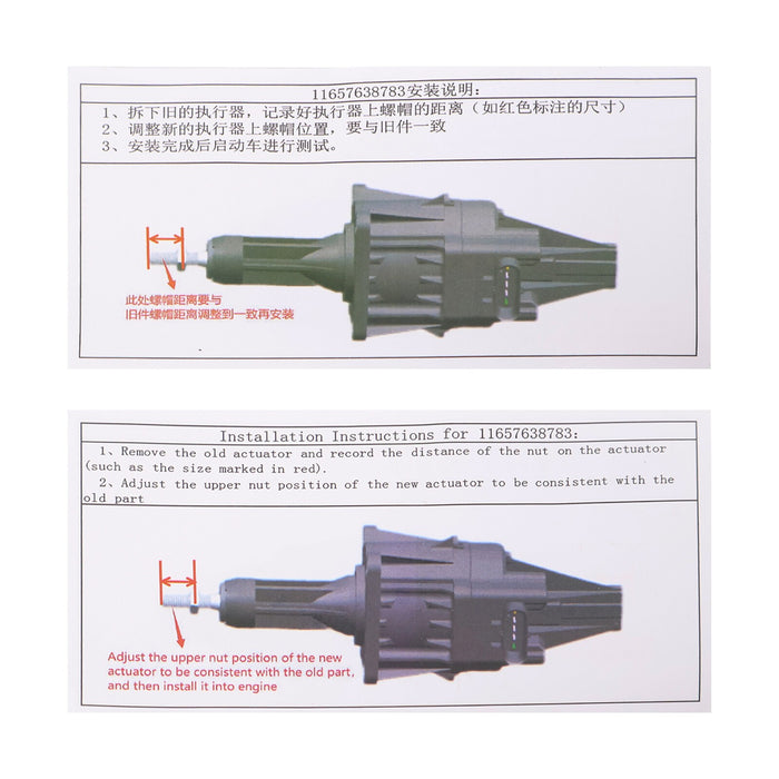 DURAFORCE 11657638783 For BMW 225i 228i 320i 328i 428i 528i X3 X4 Turbocharger Wastegate
