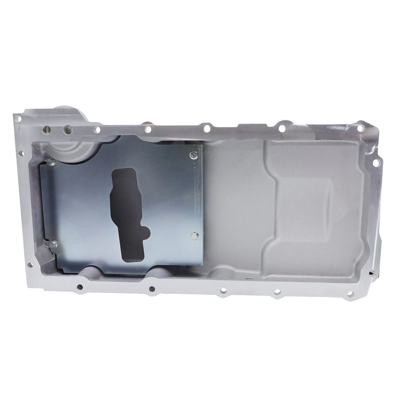 DURAFORCE For LS Retro-Fit Aluminum Rear Sump Oil Pan 302-3 W/Up Stainless Oil Dipstick