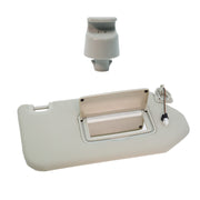 DURAFORCE For INFINITI JX35 QX60 Sunvisor-Sun Visor W/Light &Clip Gray RIGHT Passenger