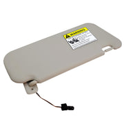 DURAFORCE Left Driver Side Gray Sun Visor w/Light&Clip BBM2-69-320C-75 For 2010-13 Mazda 3