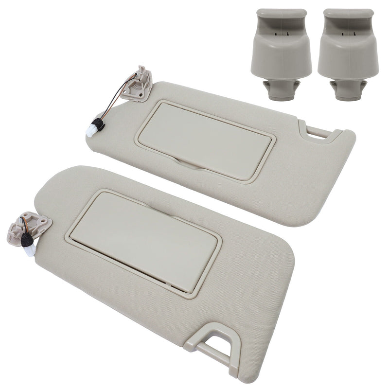 DURAFORCE For Nissan Altima 2013-2018 Beige right & left Sun Visor w/ Lights 96400-3TA2A