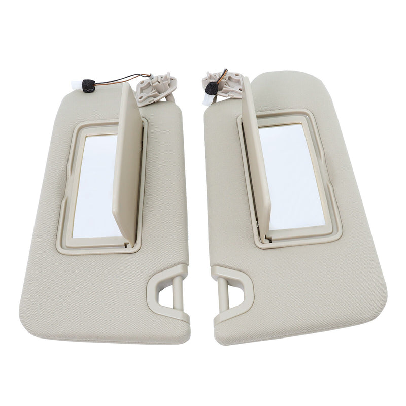 DURAFORCE For Nissan Altima 2013-2018 Beige right & left Sun Visor w/ Lights 96400-3TA2A