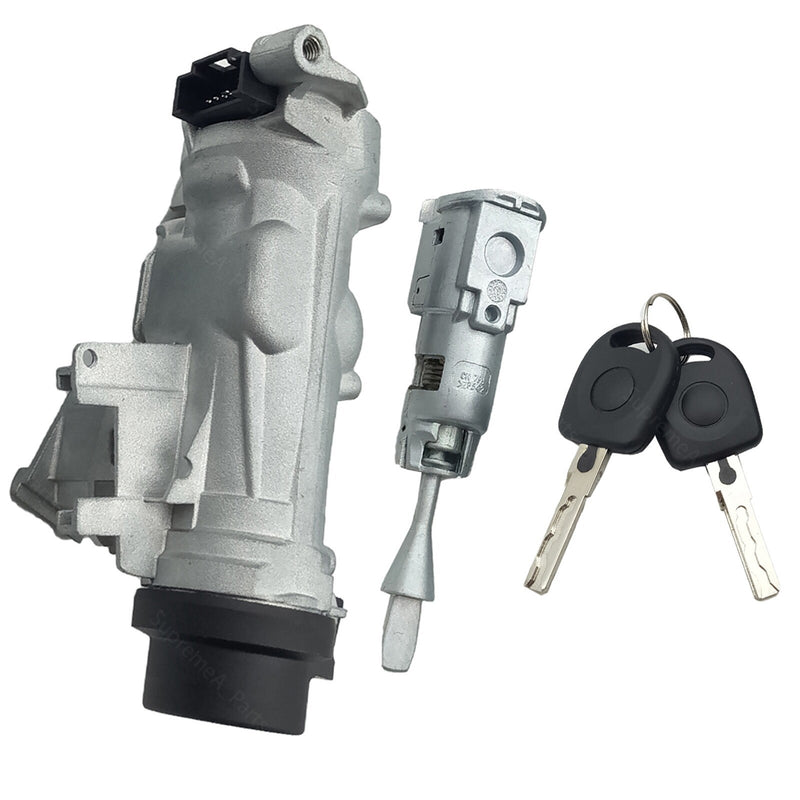 DURAFORCE Ignition Starter Lock Cylinder Keys 1K0905865A For VW Jetta Golf Rabbit Audi A3