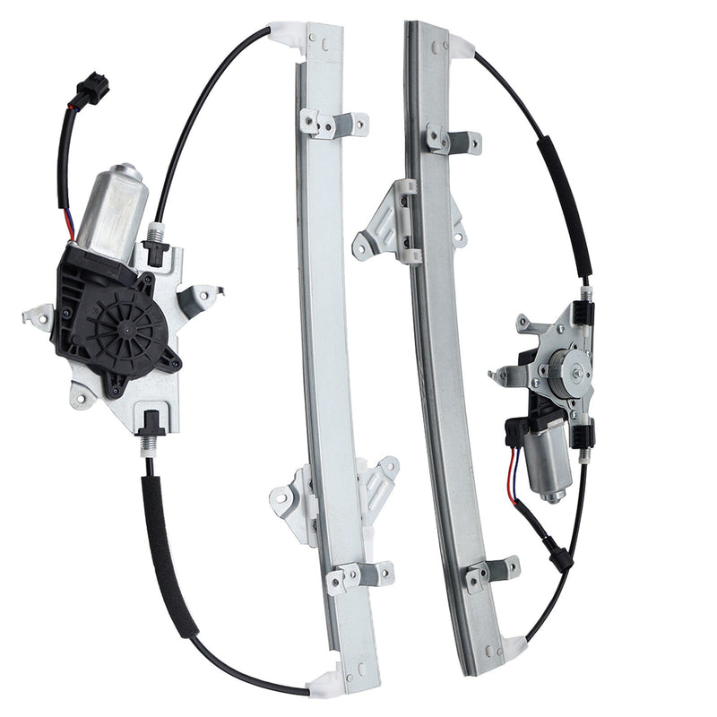 DURAFORCE 2Pcs Front Power Window Regulator with Motor For Nissan Frontier Suzuki Equator