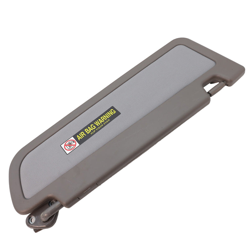 DURAFORCE Sun Visor W/Hanger Driver Left Side Gray For 06-11 Honda Civic 83280SNAA01ZA
