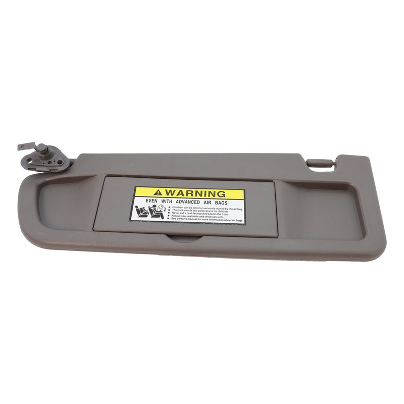 DURAFORCE Sun Visor W/Hanger Driver Left Side Gray For 06-11 Honda Civic 83280SNAA01ZA