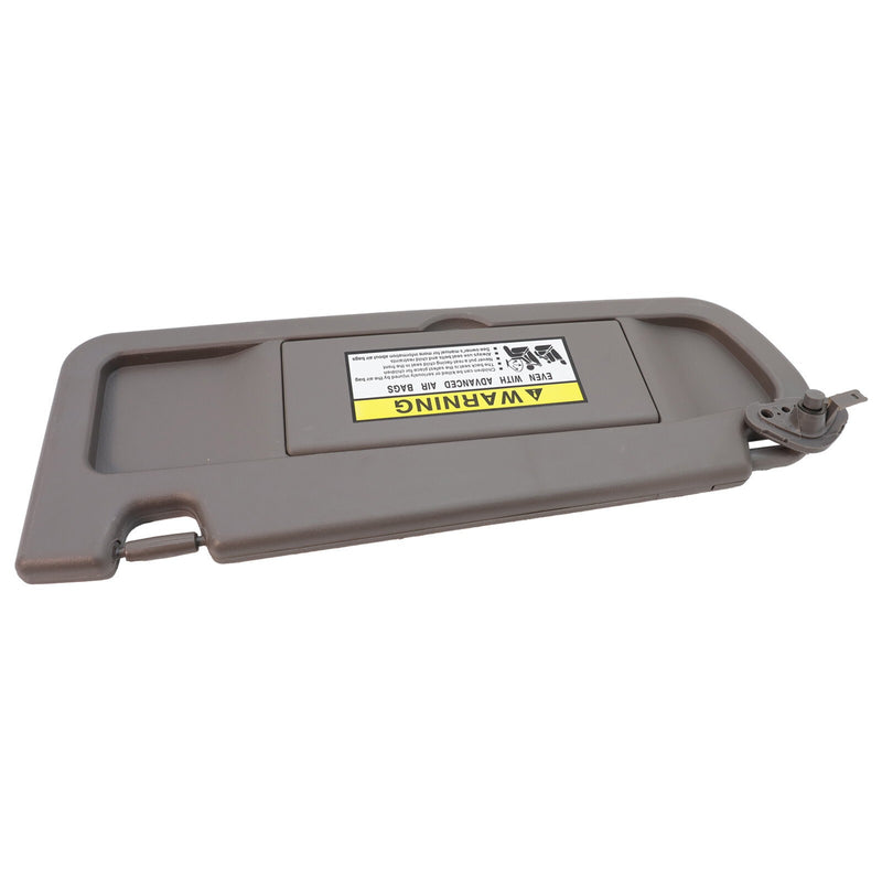 DURAFORCE Sun Visor W/Hanger Driver Left Side Gray For 06-11 Honda Civic 83280SNAA01ZA