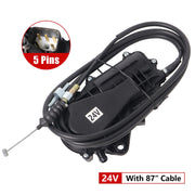 DURAFORCE 24V With 87" Cable Motor Assembly Engine Stop For 98-04 ISUZU NPR NPR-HD NQR