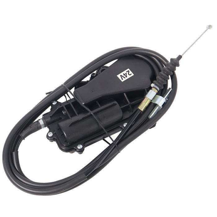 DURAFORCE 24V With 87" Cable Motor Assembly Engine Stop For 98-04 ISUZU NPR NPR-HD NQR