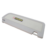 DURAFORCE Sun Visors W/Hanger Driver Left Side Hand For Honda Civic 2006-2008 Light Gray