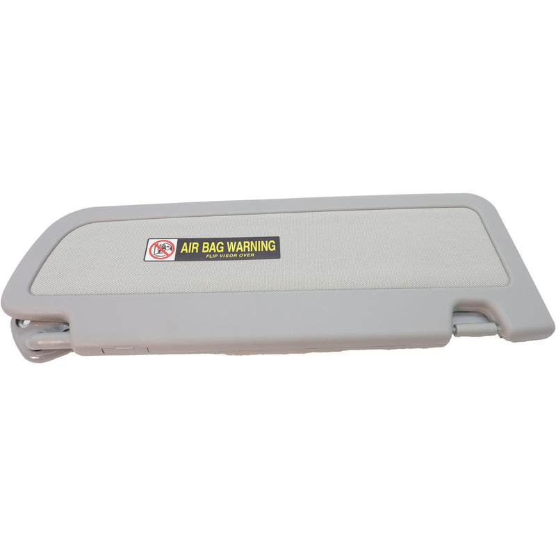 DURAFORCE Sun Visors W/Hanger Driver Left Side Hand For Honda Civic 2006-2008 Light Gray