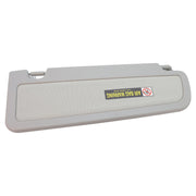 DURAFORCE Sun Visors W/Hanger Driver Left Side Hand For Honda Civic 2006-2008 Light Gray