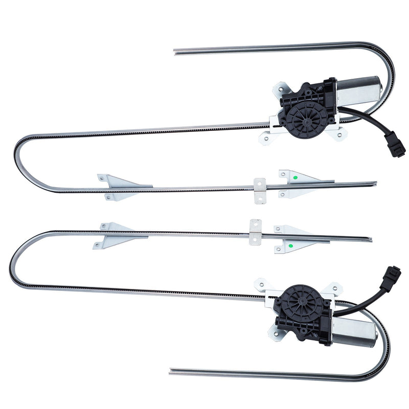 DURAFORCE 2X Front Left & Right Window Regulator W/Motor for Kenworth T370 T680 C500
