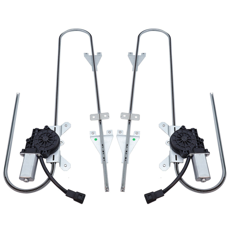 DURAFORCE 2X Front Left & Right Window Regulator W/Motor for Kenworth T370 T680 C500