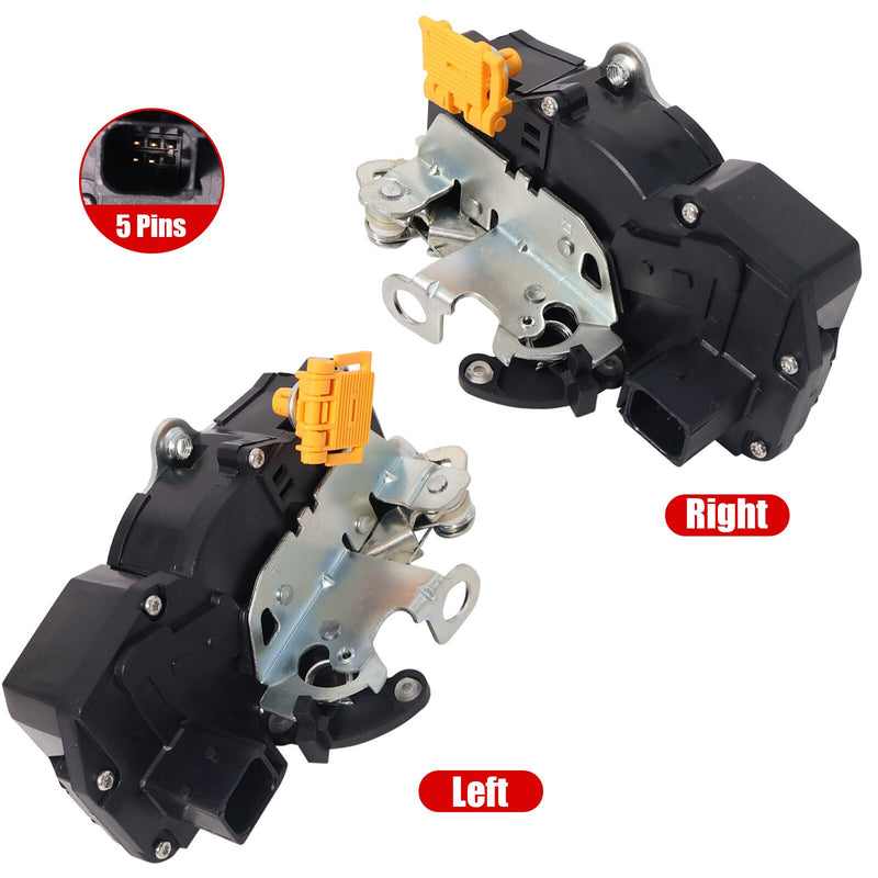 DURAFORCE Door Lock Actuators Assembly 1 Set RL RR Side For GMC Chevrolet Cadillac 07-09