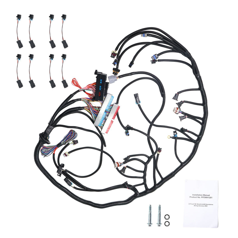 DURAFORCE Wiring Harness Stand Alone LS1-4L60E For LS SWAPS DBC 4.8 5.3 6.0 97-06
