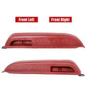DURAFORCE Front Left & Right Door Armrest 15691217 15691218 Red For Chevr GMC 1990-94