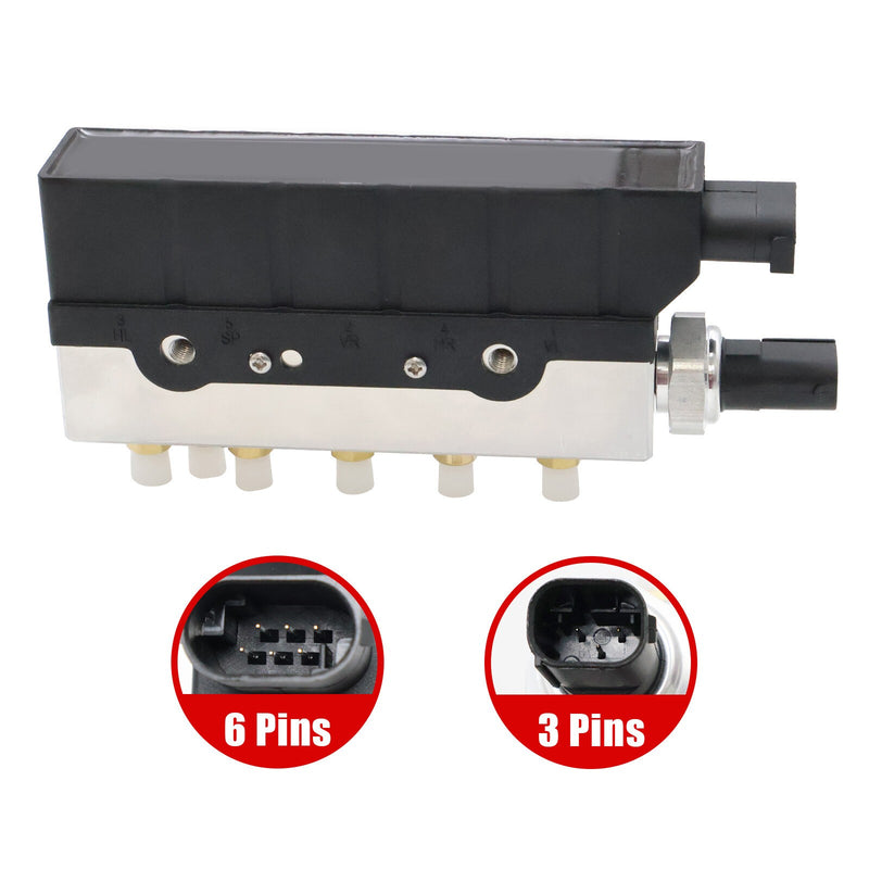 DURAFORCE Air Suspension Valve Block For 00-06 Mercedes-Benz S430 Base Guard AMG 4Matic