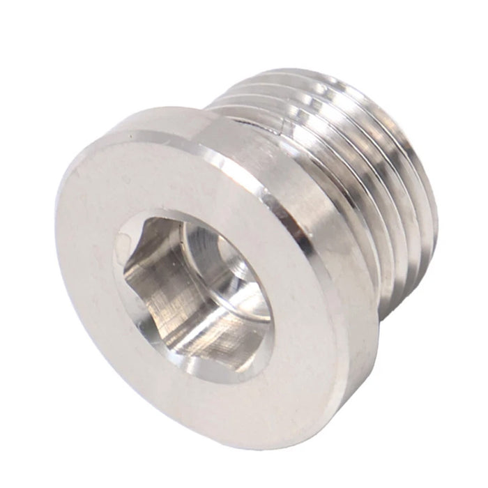 DURAFORCE 10 Set Oxygen Sensor Weld On Stainless Steel Bung + Hex Plug Cap Kit M18x1.5