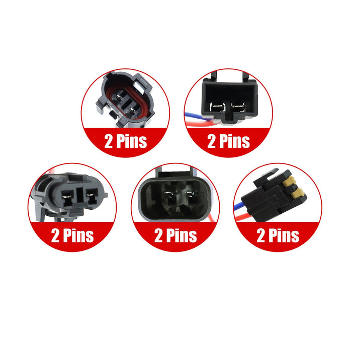 DURAFORCE 2x For Chevrolet Blazer 1992-2005 Power Window Regulator Motor Front Left Right