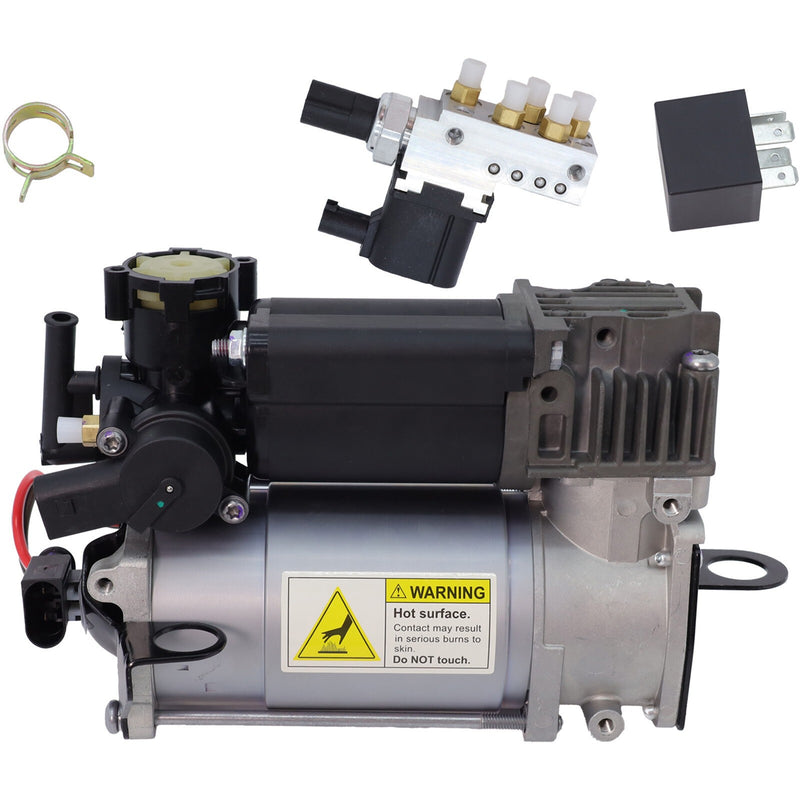DURAFORCE Air Suspension Compressor &Valve Control Block &Relay For Mercedes E63 E320 E350