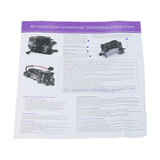 DURAFORCE Air Suspension Compressor &Valve Control Block &Relay For Mercedes E63 E320 E350