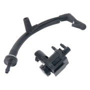 DURAFORCE 1x Auto Hub Lock Vacuum Line Tube Check Valve + 1x Solenoid For 15-20 Ford F150