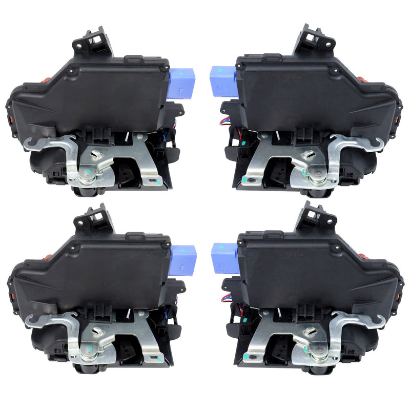DURAFORCE 7L0839016D 4PCS Door Lock Latch Actuator For Porsche Cayenne VW Touareg Phaeton