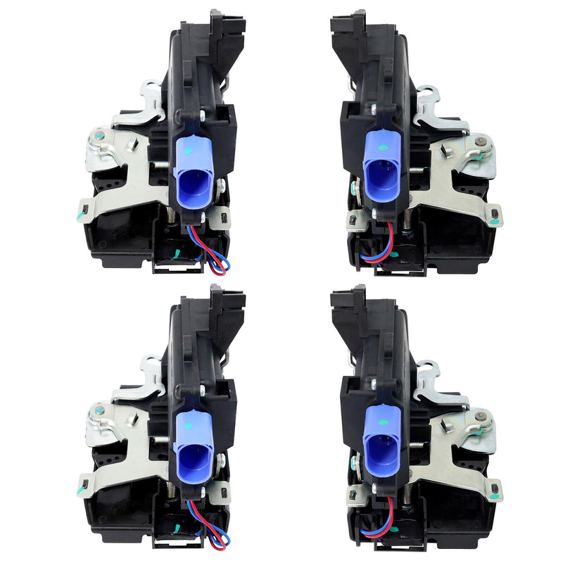 DURAFORCE 7L0839016D 4PCS Door Lock Latch Actuator For Porsche Cayenne VW Touareg Phaeton