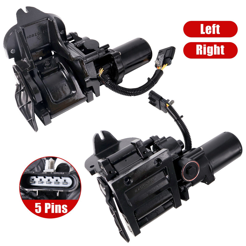 DURAFORCE Set of 2 Front RH&LH Power Running Board Motors Bracket W/plug for Cadillac GMC