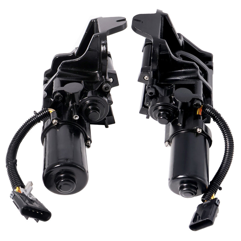 DURAFORCE Set of 2 Front RH&LH Power Running Board Motors Bracket W/plug for Cadillac GMC