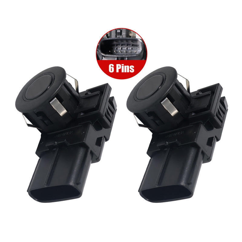 DURAFORCE 2X Fit Toyota Sienna 11-17 Black Bumper PDC Parking Sensor + Retainer 8934148010