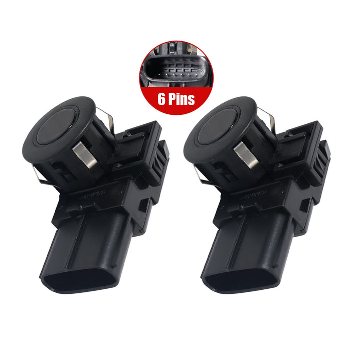 DURAFORCE 2X Fit Toyota Sienna 11-17 Black Bumper PDC Parking Sensor + Retainer 8934148010