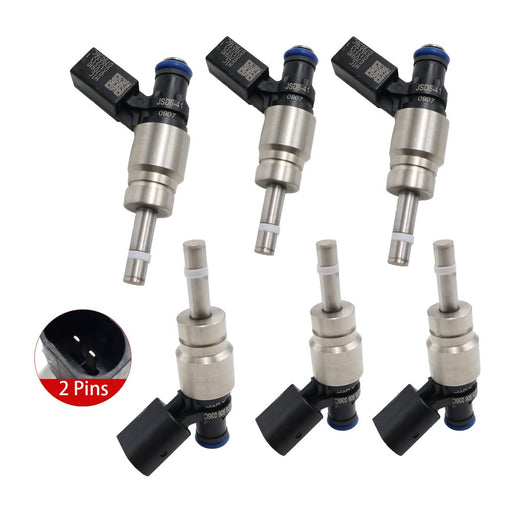 DURAFORCE For 08-11 Audi A4 A5 A6 Q5 Quattro 3.2L V6 06E906036C New 6X Fuel Injector