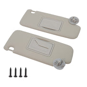 DURAFORCE 1 Pair Fits Chevrolet Sonic 2012-2016 1.4L 1.6L 1.8L Left & Right Gray Sun Visor