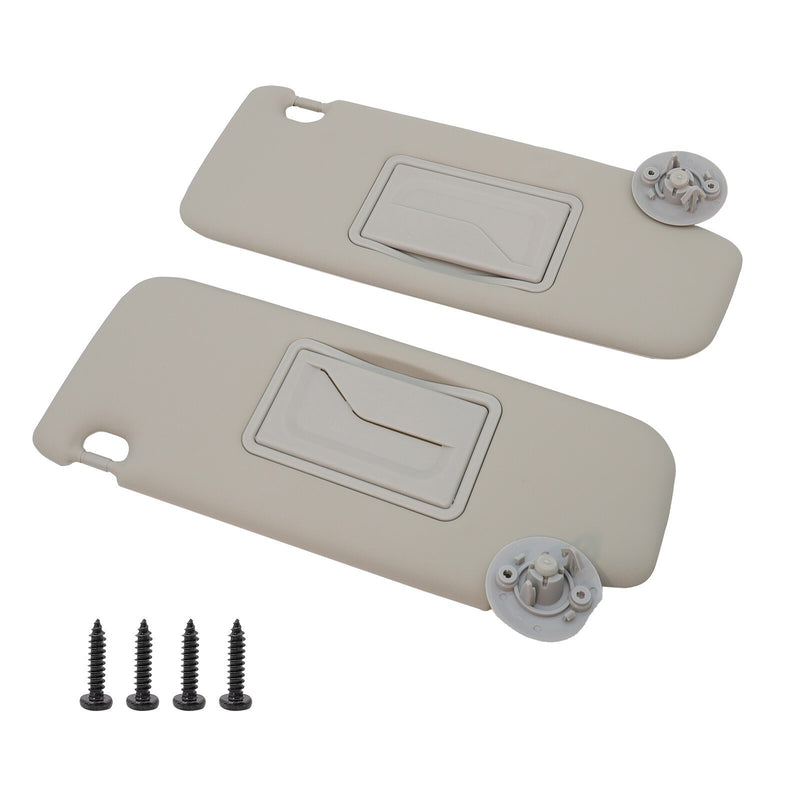 DURAFORCE 1 Pair Fits Chevrolet Sonic 2012-2016 1.4L 1.6L 1.8L Left & Right Gray Sun Visor