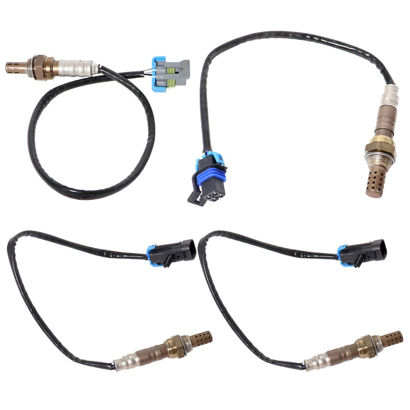 DURAFORCE 12606671 4 x O2 Oxygen Sensor For Chevy Trailblazer 2008-2009 GMC Envoy Saab
