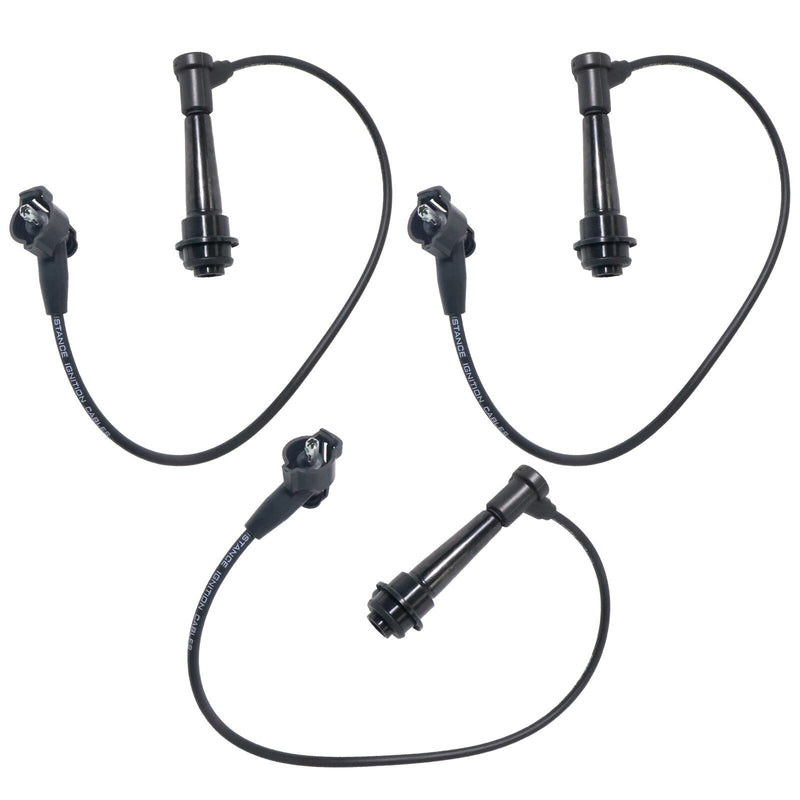 DURAFORCE 3Pcs Ignition Coil & Connector & Wireset 90919-02216 for LEXUS TOYOTA SUPRA