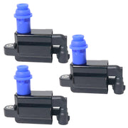 DURAFORCE 3Pcs Ignition Coil & Connector & Wireset 90919-02216 for LEXUS TOYOTA SUPRA