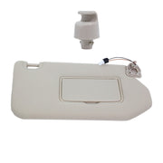 DURAFORCE Beige Right Side Sun Visor w/Light &Clip For Nissan Pathfinder 13-18 96400-9PB0A