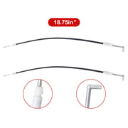 DURAFORCE Car 2x FRONT INNER DOOR HANDLE LOCK CABLE WIRE fit for Rio Hyundai Accent 06-11