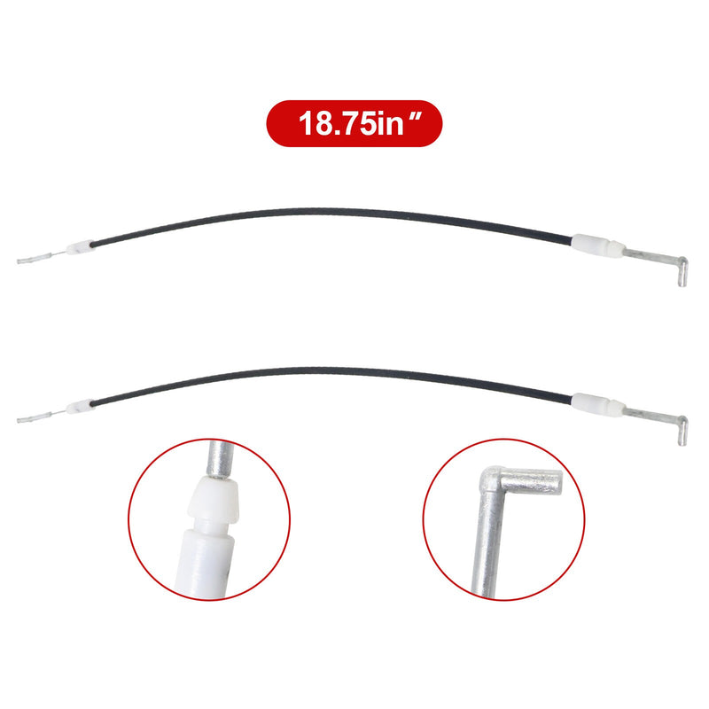 DURAFORCE Car 2x FRONT INNER DOOR HANDLE LOCK CABLE WIRE fit for Rio Hyundai Accent 06-11